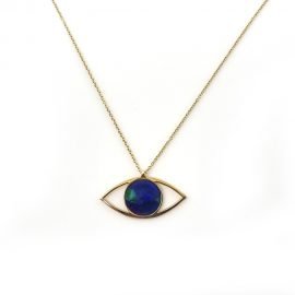 EYE OF HORUS NECKLACE CL008AU-AZR